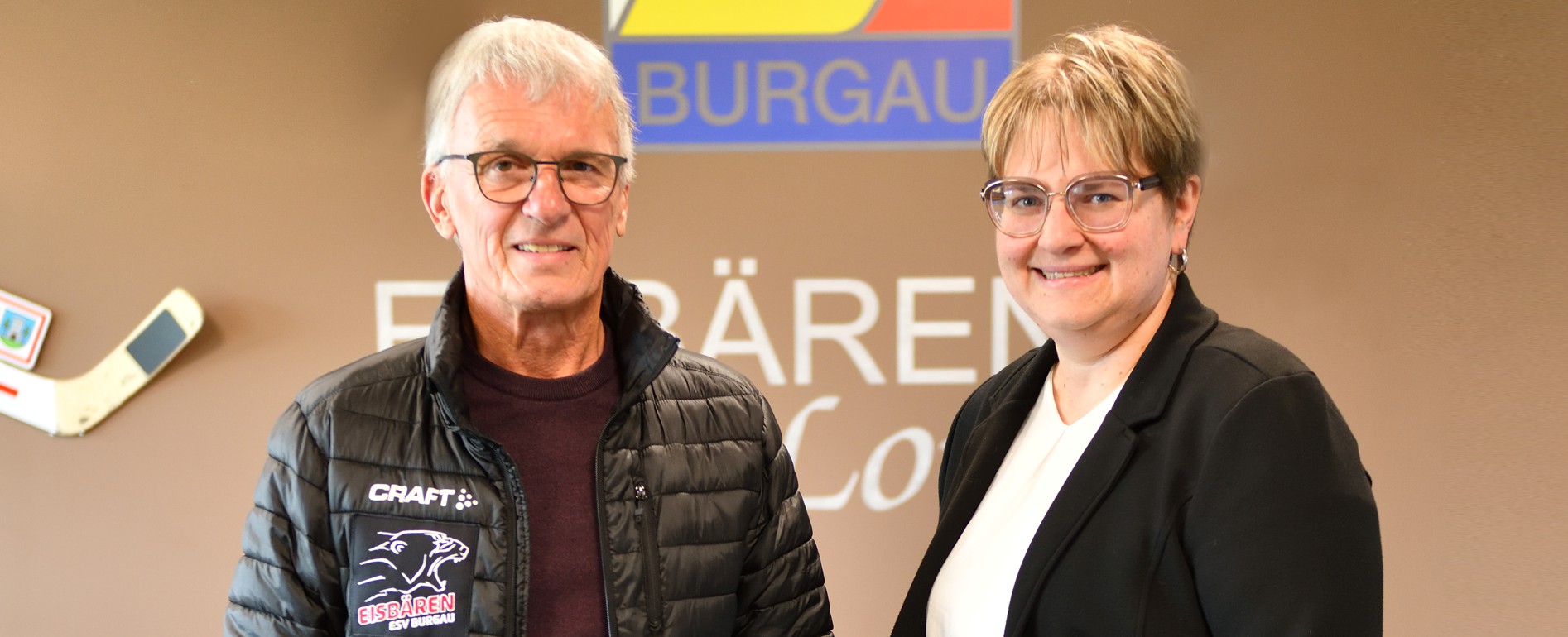 Werner Gebauer und Martina Walburger lächeln in die Kamera